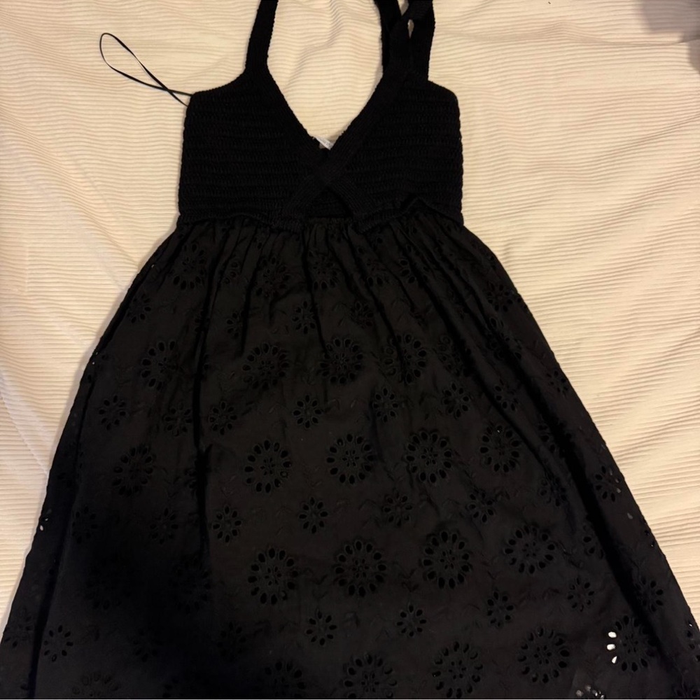 Zara Black Floral Dress